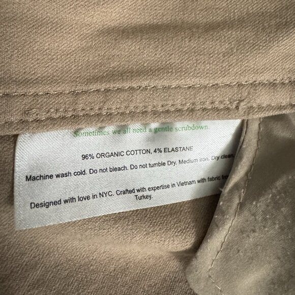 M.M. Lafleur The Milo Wide Leg Jeans Size 16 Eco Better Than Denim Stretch - Picture 7 of 7